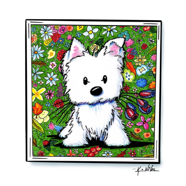 Westie art print