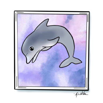 dolphin art