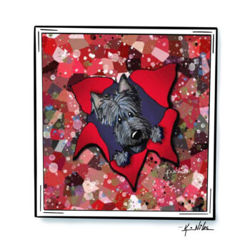 Scottish terrier dog art print