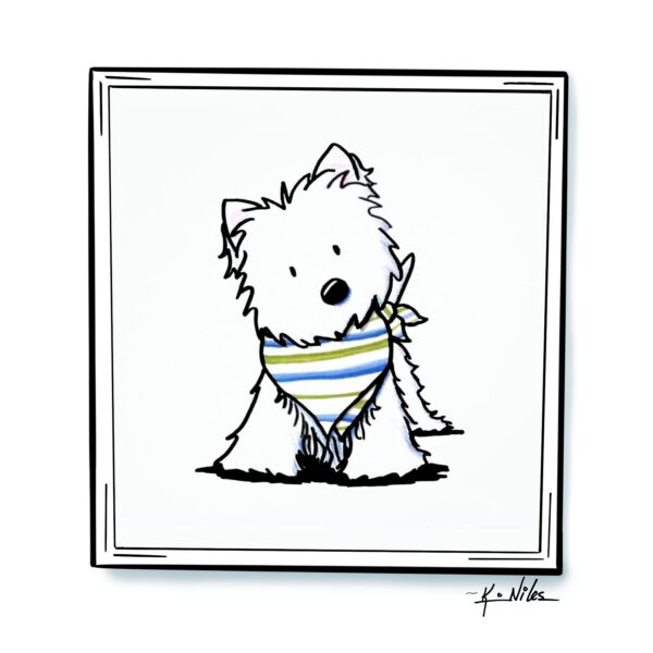 Kim Niles Westie art print