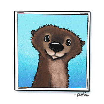 River otter art