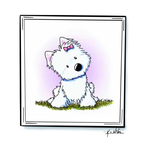 Westie art print