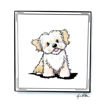 Havanese dog art