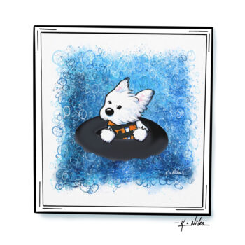 Westie dog art