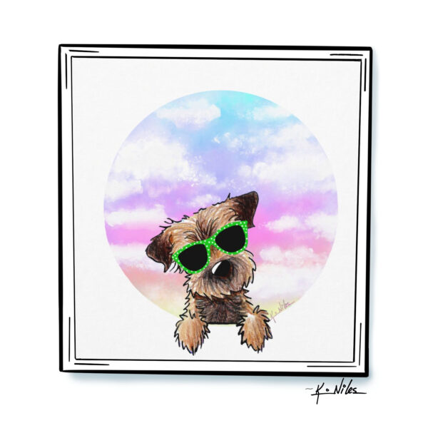 Border terrier art