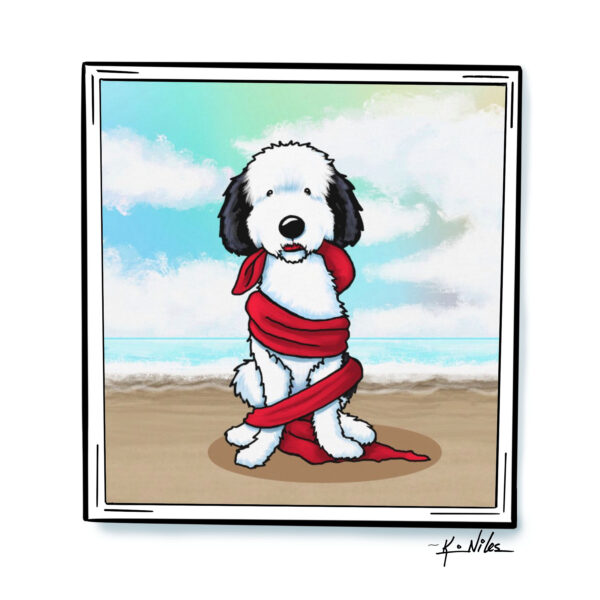 Sheepadoodle art