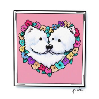 Blooming Heart Westie