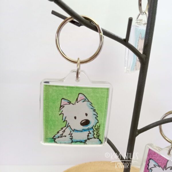 KiniArt Westie Keychain