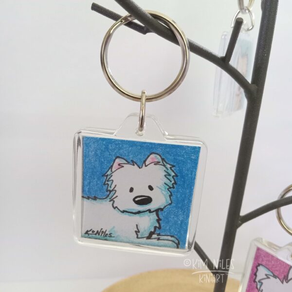 KiniArt Westie Keychain