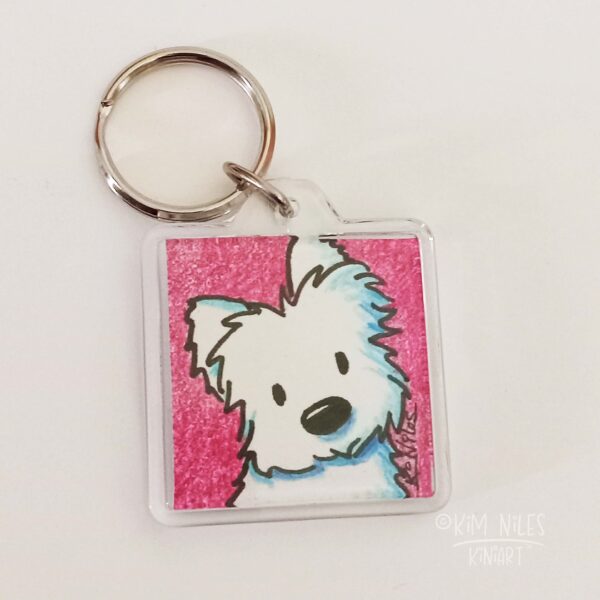 KiniArt Westie Keychain