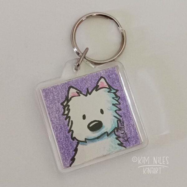 KiniArt Westie Keychain