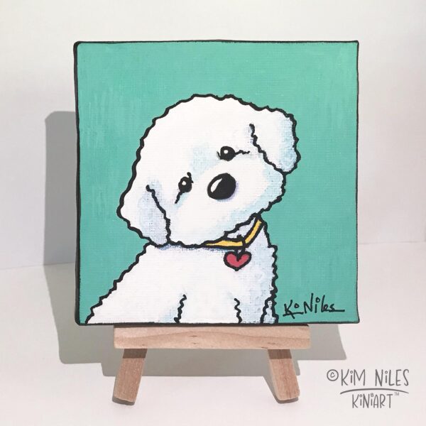 Bichon Frise original art painting