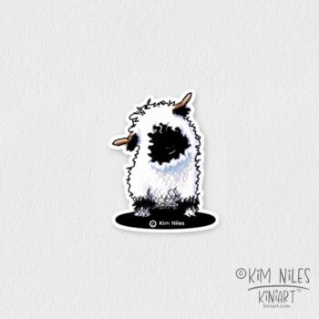Valais Blacknose sheep sticker