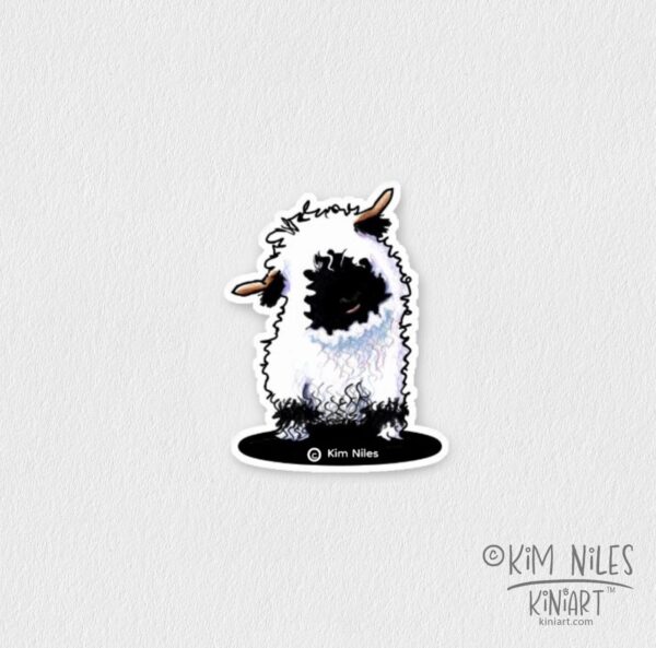 Valais Blacknose sheep sticker