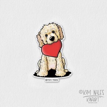 Goldendoodle sticker