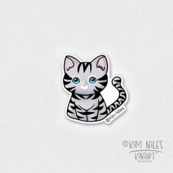 Tabby Cat sticker