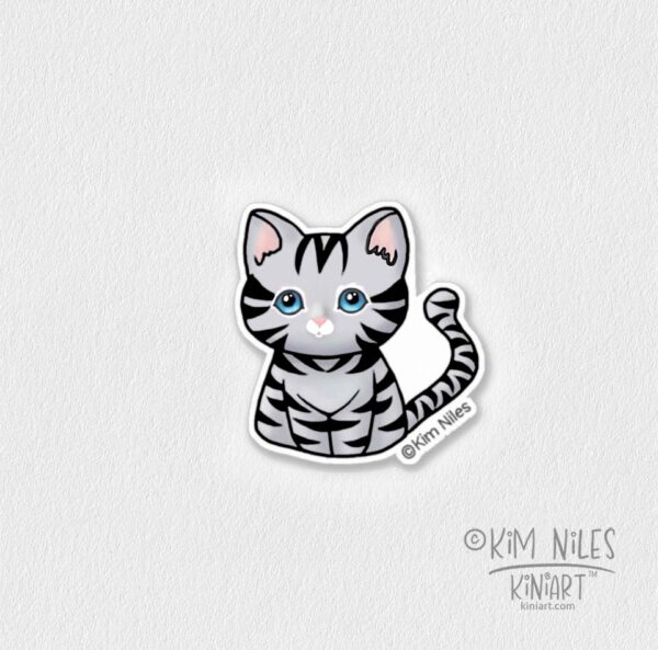 Tabby Cat sticker