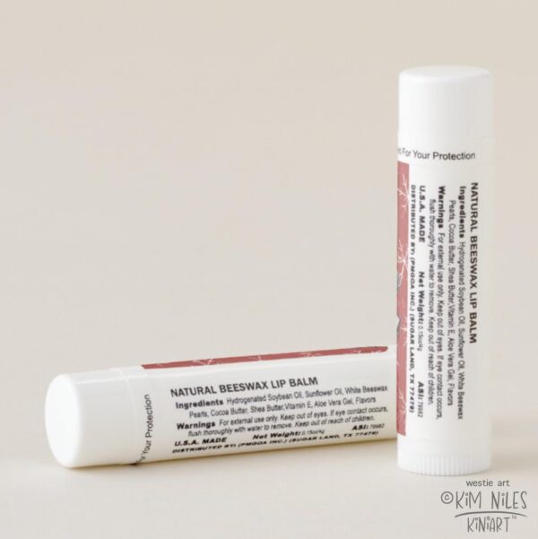 KiniArt Westie lip balm Ingredients