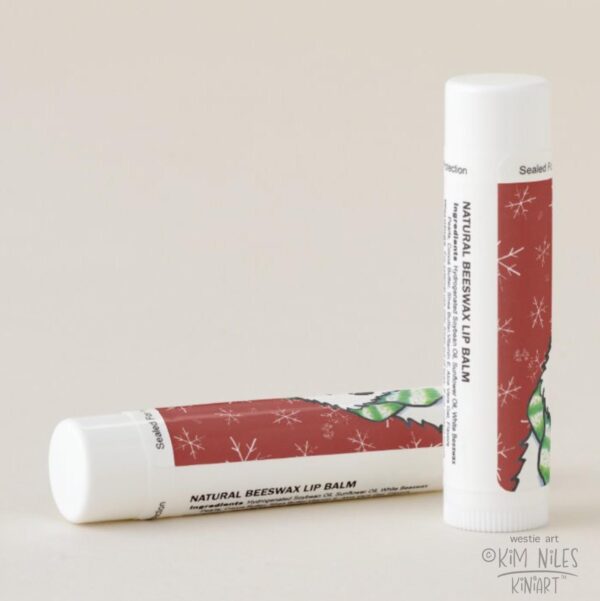 KiniArt Westie lip balm