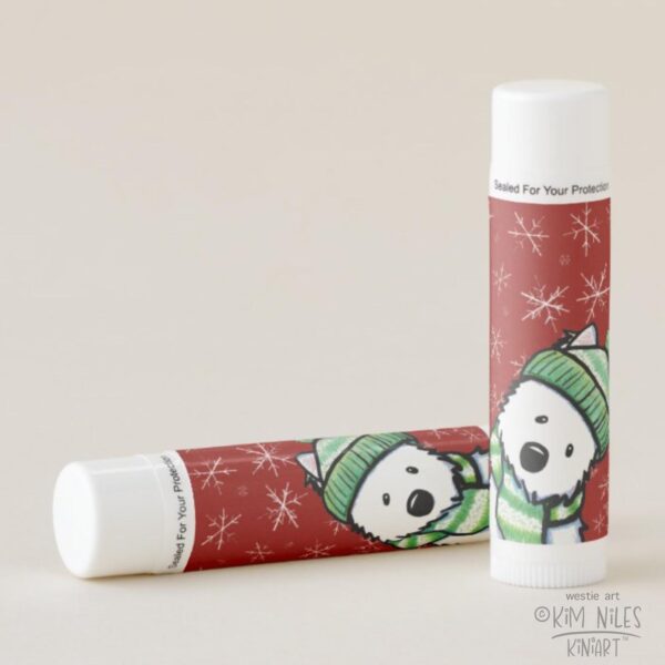 KiniArt Westie lip balm