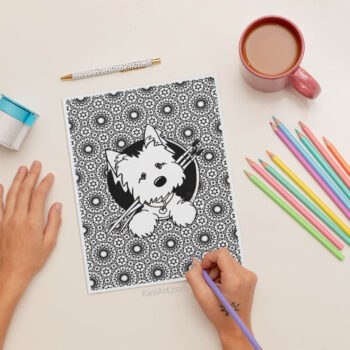 KiniArt coloring page