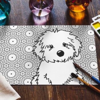 Printable Havanese Coloring Page