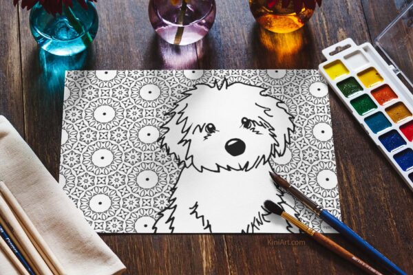 Printable Havanese Coloring Page